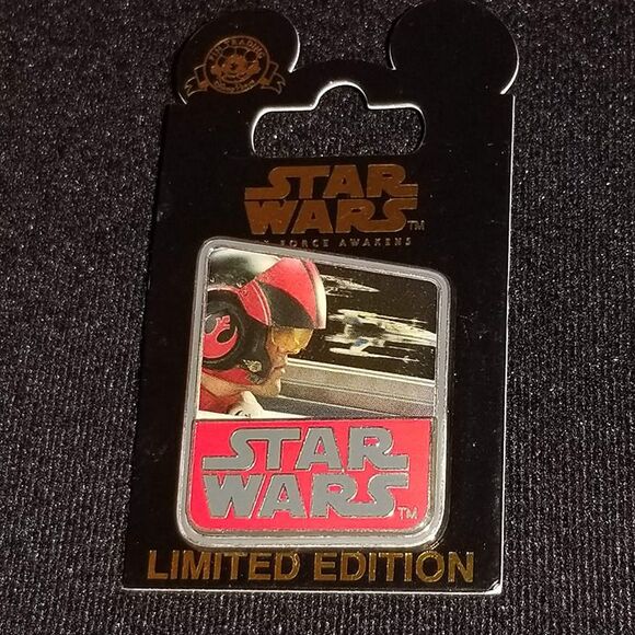 Disney Poe LE Pin Star Wars The Force Awakens Countdown #2 111105 2015 - Picture 7 of 7